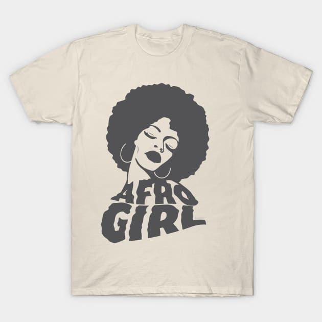 Afro Girl T-Shirt by TheBlackSheep